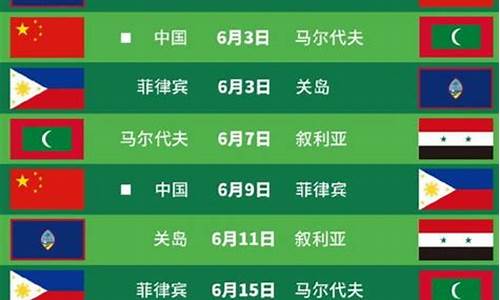 国足世预赛赛程6月7日几点直播_国足世预赛赛程6月7日几点直播的