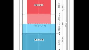 羽毛球单打界限图解_羽毛球单打界限图解视频